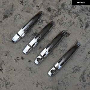 ABSクローム ドアハンドル ボウル ドアハンドル カバー カバー トリム トヨタ ヤリス2007-2013カー スタイリング