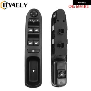 6554KT LHD マスターパワーウィンドウスイッチ プジョー 307 307SW 307CC 電気 コントロール スイッチ 6554.KT