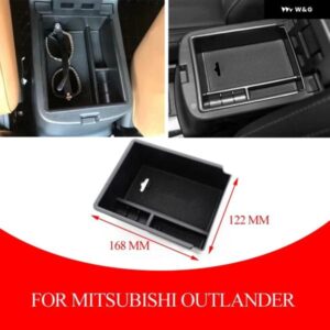 ABS アームレスト 収納 ボックス オーガナイザー 中央 ブラケット コンテナトレイ 三菱 アウトランダー2019-2021カーアクセサリー