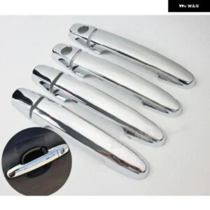 トヨタ ヤリス 2006 - 2011 2007 2008 2009 2010 カー スタイリング クロームハンドルカバー トリム セット カーアクセサリー ステッカー