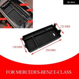 ABS アームレスト 収納 ボックス メルセデスベンツ E クラス 2021-2023 アームレスト ボックス トレイ 収納 オーガナイザー カーアクセサリー