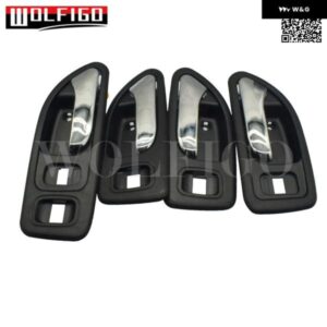 クローム/ブラック インテリア ドアハンドル 1994 1995 1996 1997 アコード 72165SV4003ZA 72125SV4013Z 72665-SV4-013ZC