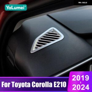 トヨタ カローラ E210 2019 - 24 ハイブリッドカー ダッシュボード エアコン エアベント アウトレット トリム カバー アクセサリー