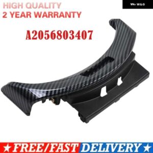 カーボン 200MM A2056803407 コンソール アームレスト カバー スイッチ カーボン 200MM センター グローブ ボックス ボタン メルセデスベンツ C W205 W253