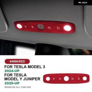 テスラ モデル3 ハイランド 2024 モデルY ジュニパー 2025 イタリアントップ スエード 読書灯 フレーム トリム ステッカー アクセサリー