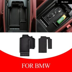 BMW 5 6シリーズ GT G30 G32 2017-2023 車用 オーガナイザー アームレスト セカンダリーストレージ センター コンソール トレイ アクセサリー