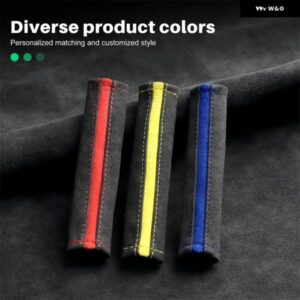 トップスエード スバル BRZ トヨタ GR86 2021 - 24 カーシートバックベルト固定セットカバー 車内 LHD RHD アクセサリー