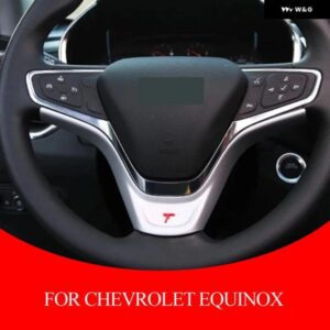 ABS カー ステアリングホイール カバー スパンコール トリム ステッカー シボレー エクイノックス 2017-2022年式 カーアクセサリー