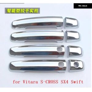 ABS クローム 車 ドアハンドル ボウルカバー トリム ドアハンドル トリム スズキ ビターラ S-CROSS SX4 スイフト