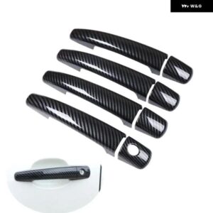 カーボン シトロエン C4 パラス トリオンフ キャトル 2004 - 10 車 ドアハンドル カバー スタイリング アクセサリー