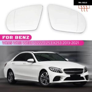 サイドヒーター付き電動広角ウィングミラー ガラス メルセデスベンツ C E S GLC W205 W213 W238 W222 C217 C253 X205 X253