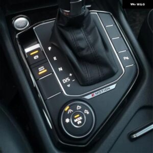 カー スタイリング ステンレス カバー ステッカー ギア シフト パネル インテリア トリム モールディング フォルクスワーゲン