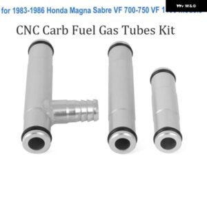 6061-T6 アルミ 合金 1983-1986 ホンダ マグナ セイバー VF 700-750 VF 1100 CNC キャブレター 燃料ガス チューブ キット