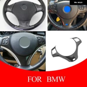 BMW 1 3シリーズ E87 E90 E92 E93 2005-2012 車用 ステアリングホイール パネル 装飾 カバー トリム モールディング ステッカー