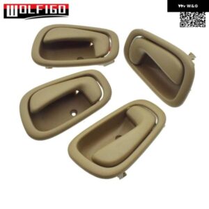 タンベージュ インナー インサイド ドアハンドル フロント リア 左 右 トヨタ カローラ ジオ プリズム 1998 1999 00 01 02 6920602050E 69205-02050