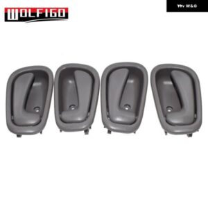 グレー グレー インナー インサイド ドアハンドル フロント リア 左 右 トヨタ カローラ ジオ プリズム 1998 99 00 01 2002 6920602050 69205-02050