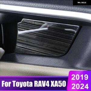 トヨタ RAV4 XA50 2019 - 24 RAV 4 ハイブリッド車 インナードアボウル ハンドル フレーム トリム カバー ステッカー アクセサリー