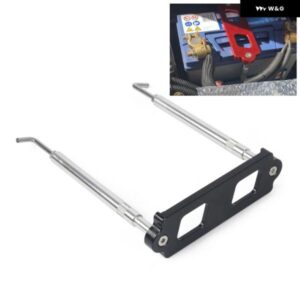 アルミ 合金カーバッテリー固定 ブラケット ホルダー 汎用 バッテリータイダウンブレース ホンダ シビック / CRX S2000 アキュラ