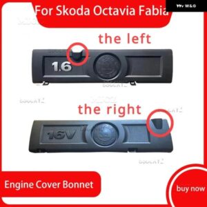 カー スタイリング シュコダ オクタビア ファビア 1.6 エンジン カバー ボンネット 03C 103 935 E