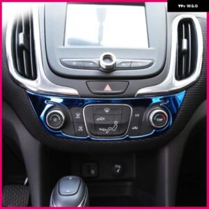ステンレス 車内 コントロール コンソール 装飾 用室内 装飾 品自動車アクセサリー シボレー エクイノックス2017 - 20