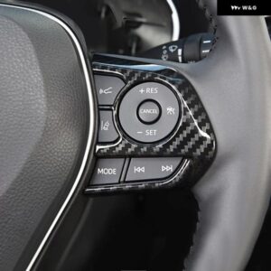 トヨタ カローラ E210 RAV4 XA50 2019 - 24 RAV 4 ハイブリッドカー ステアリングホイール ボタン カバー トリム アクセサリー