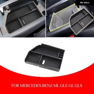 ABS アームレスト 収納 ボックス トレイ 収納 メルセデスベンツ M ML GLE GL GLS クラス W166 W167 X166 2011-2019アクセサリー