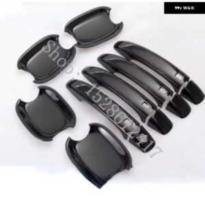 カーアクセサリー アウディ Q3 2012 - 18 ABS ドアハンドル カバー トリム 装飾 ドアハンドル ボウル