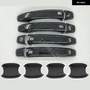 アウディ S4 A5 2009 - 12~2015 ABS ドアハンドル カバー トリム 装飾 ドアハンドル ボウルカー スタイリング アクセサリー