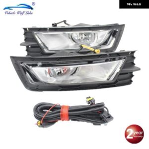 シュコダ オクタビア MK3 A7 5E 2013 - 16 フロント バンパー フォグランプ フォグランプ グリル トリム フォグランプ ワイヤー