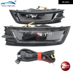 シュコダ オクタビア MK3 A7 5E セダン コンビ 2013 - 16 フロント バンパー フォグランプ フォグランプ グリル トリム フォグランプ ワイヤー