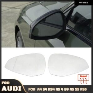 サイドミラー ガラス アウディ A4 S4 RS4 RS 4 B9 A5 S5 RS6 RS 5 2016-2023 リアビュー バックミラー ガラス ドア ウィングミラー
