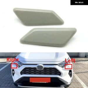 トヨタ RAV4 XA 50 2018-2021 車用 フロント ヘッドライト ウォッシャースプレーノズルカバー 85354-42010 85353-42010