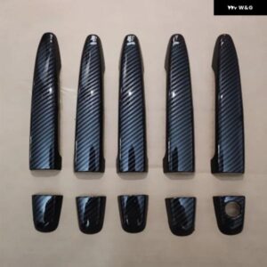 トヨタ ランドクルーザー プラド 120 J120 LC120 2003-2009 クローム カーボン ドアハンドル カバー トリム ステッカー オーバーレイ スタイリング