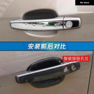 シボレー マリブ 2012 2013 ~2018 カーアクセサリー ABS ドアハンドル カバー ボウルカップキャップ トリム インサート ベゼル フレーム スマートキー