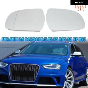 バックミラー ガラスドアウィングミラー ヒーター付きサイドミラー ガラス アウディ A4 S4 RS4 B8.5 2011-16 A5 S5 RS5 B8.5 10-16 A3 8P RS3