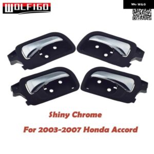 クローム インテリア インナー ドアハンドル ホンダ アコード2003 - 07 CM4 CM5 CM6第7世代72120SDAA02ZC