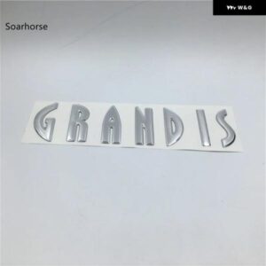 グランディスエンブレム リアブートロゴ トランク 文字 アルファベット カー スタイリング オート ステッカー