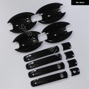 ABS 外装 ドアハンドル カバー ドアハンドル ボウル トリム 光沢ブラック インフィニティ FX35 FX45 2003 2004 2005~2008 カーアクセサリー