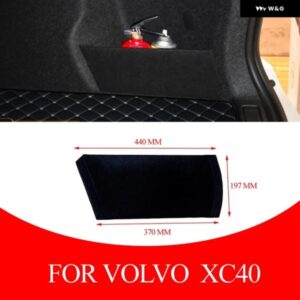 トランク 収納 ボードプレートテール ボックス ボルボ XC40 2020-2022 オート トランク サイド 収納 オーガナイザー カーアクセサリー