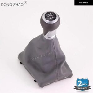 アウディ A4 S4 RS4 B8 8K 2008 - 15 車用 6速ギアスティック シフト ノブ PUレザー ブーツ 付き