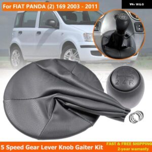 ギア シフト ノブ レバー シフター ゲーター ブーツ カバー カラーFIAT PANDA 2 169 2003 - 2011 5速ギア レバー ノブゲーターキット
