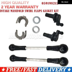 インテーク マニホールド スワール フラップ ガスケットキット アウディ A4 A5 A6 A8 Q5 Q7 VW TOU AREG フェートン 2.7 3.0TDI 059 198 212 059198212
