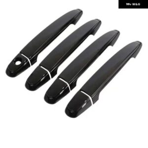 トヨタ ノア ヴォクシー エソール NAV1 2001-2013 光沢ブラック カーボン クローム カー ドアハンドル カバー スタイリング アクセサリー ステッカー