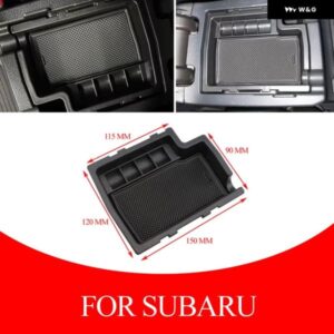 ABS カーセンター コンソール アームレスト 収納 ボックス トレイ スバル XV クロストレック 2012-2017 カーアクセサリー