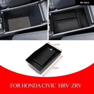 ABS アームレスト 収納 ボックス コンソール センター コンソール グローブトレイ ホンダ シビック HRV HR-V ZRV Z-RV 2022-2024アクセサリー