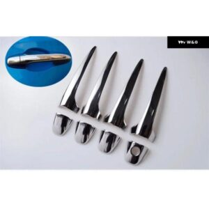 カーボン クローム カー ドアハンドル カバー トリム ステッカー トヨタ RAV4 RAV 4 XA40 2014 - 18 スタイリング アクセサリー