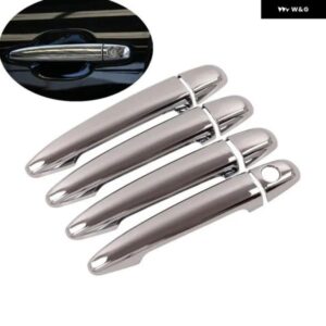 カーボン クローム ハンドルカバー トリム トヨタ カムリ XV40 2007 - 11 カーアクセサリー ステッカー オート スタイリング