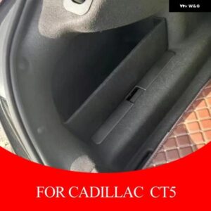 キャデラック CT5 オート トランク サイドストレージ オーガナイザー ボード パーティションプレート テール ボックス シールドプランク カーアクセサリー
