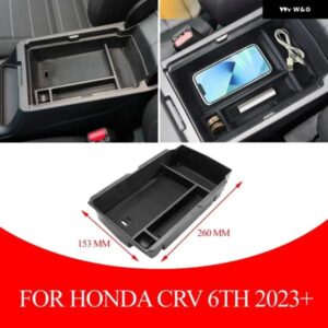 ABS アームレスト 収納 ボックス ホンダ CRV 2023 2024 オーガナイザー センター コンソール コンテナ サポート アクセサリートレイ