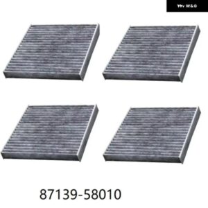 キャビン フィルター 87139-58010 87139-06150 87139-28020 レクサス ES250 ES350/ マツダ CX-9/ トヨタ アバロン C-HR カローラ RAV4 4個